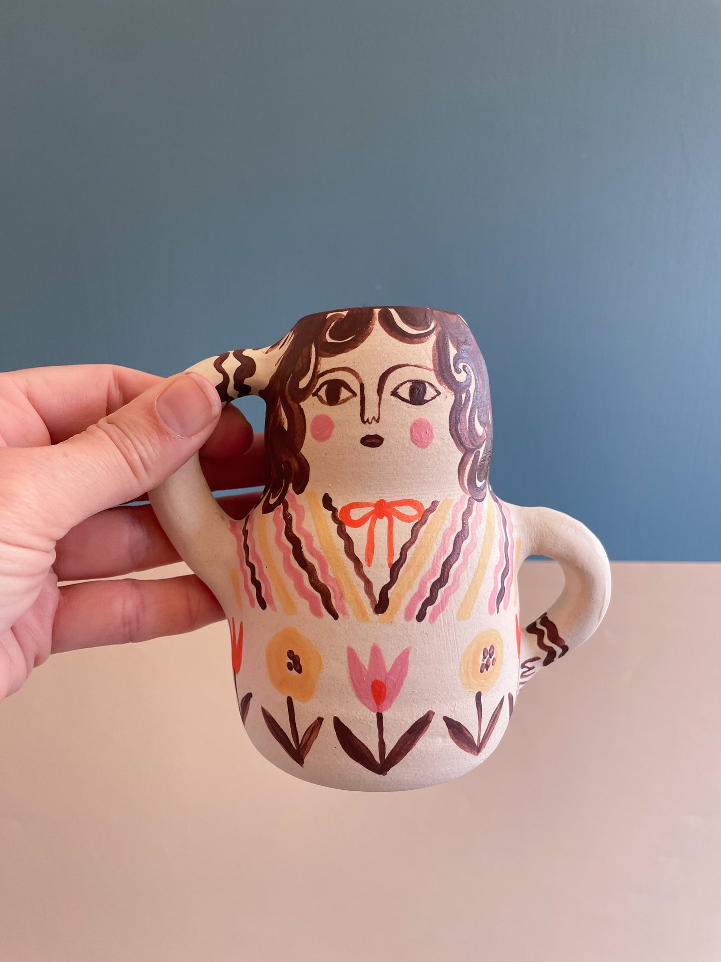 Pottery People Vase