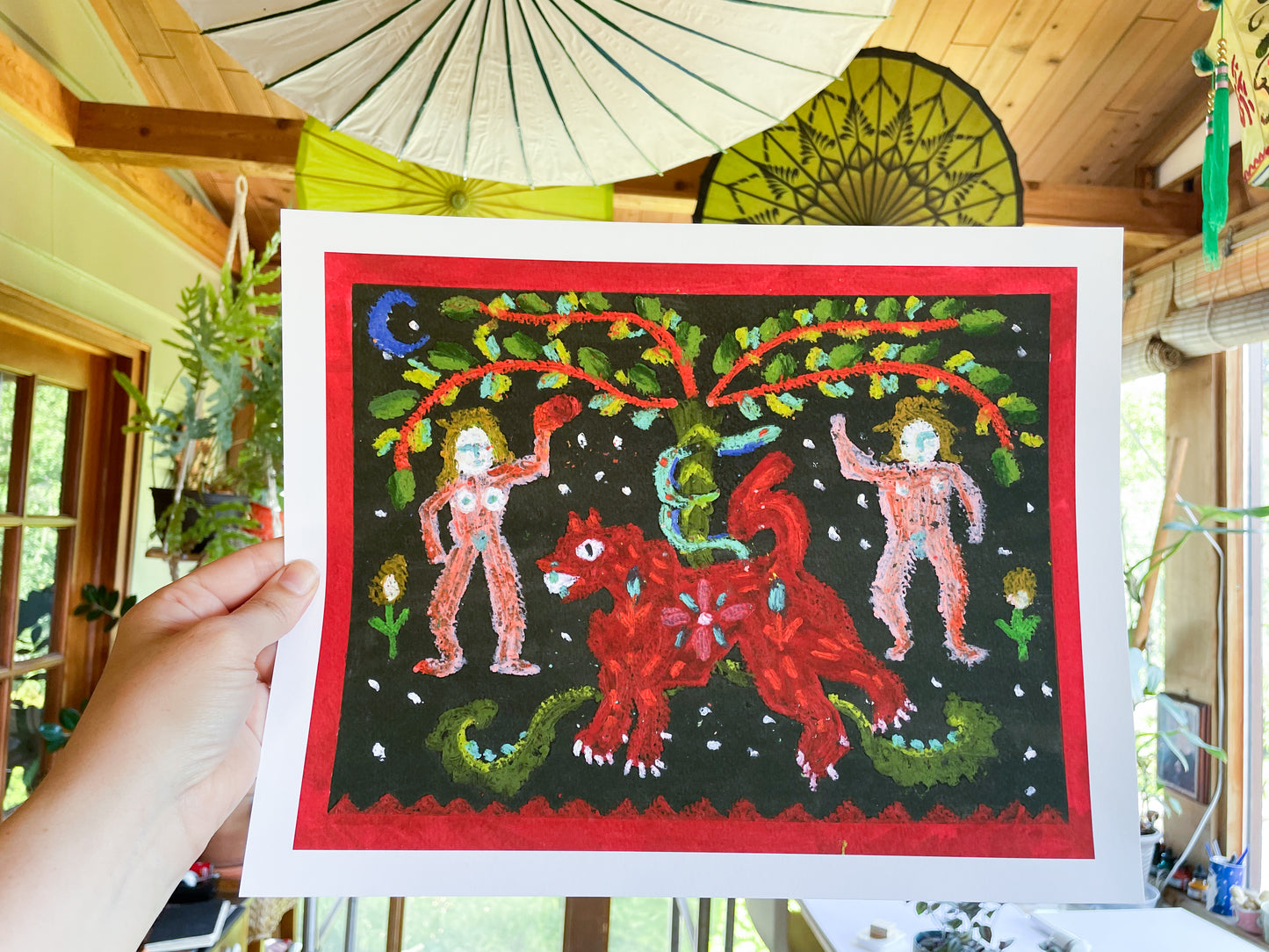 Temptation Art Print