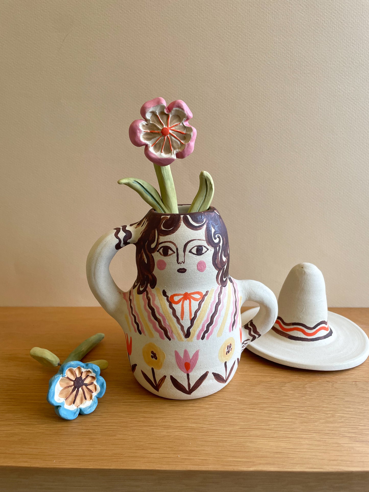 Pottery People Vase