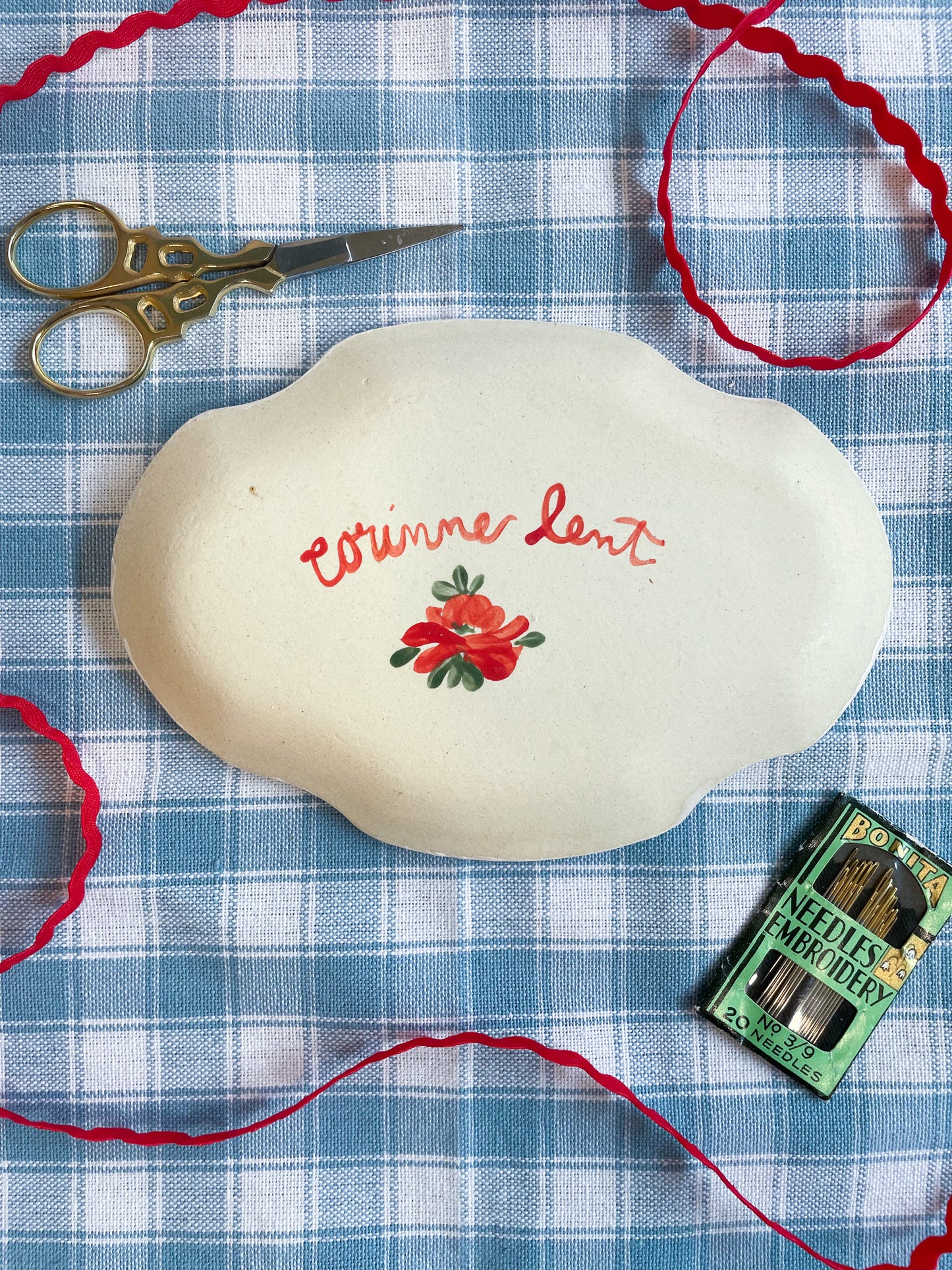 Folk Vase Dish*seconds