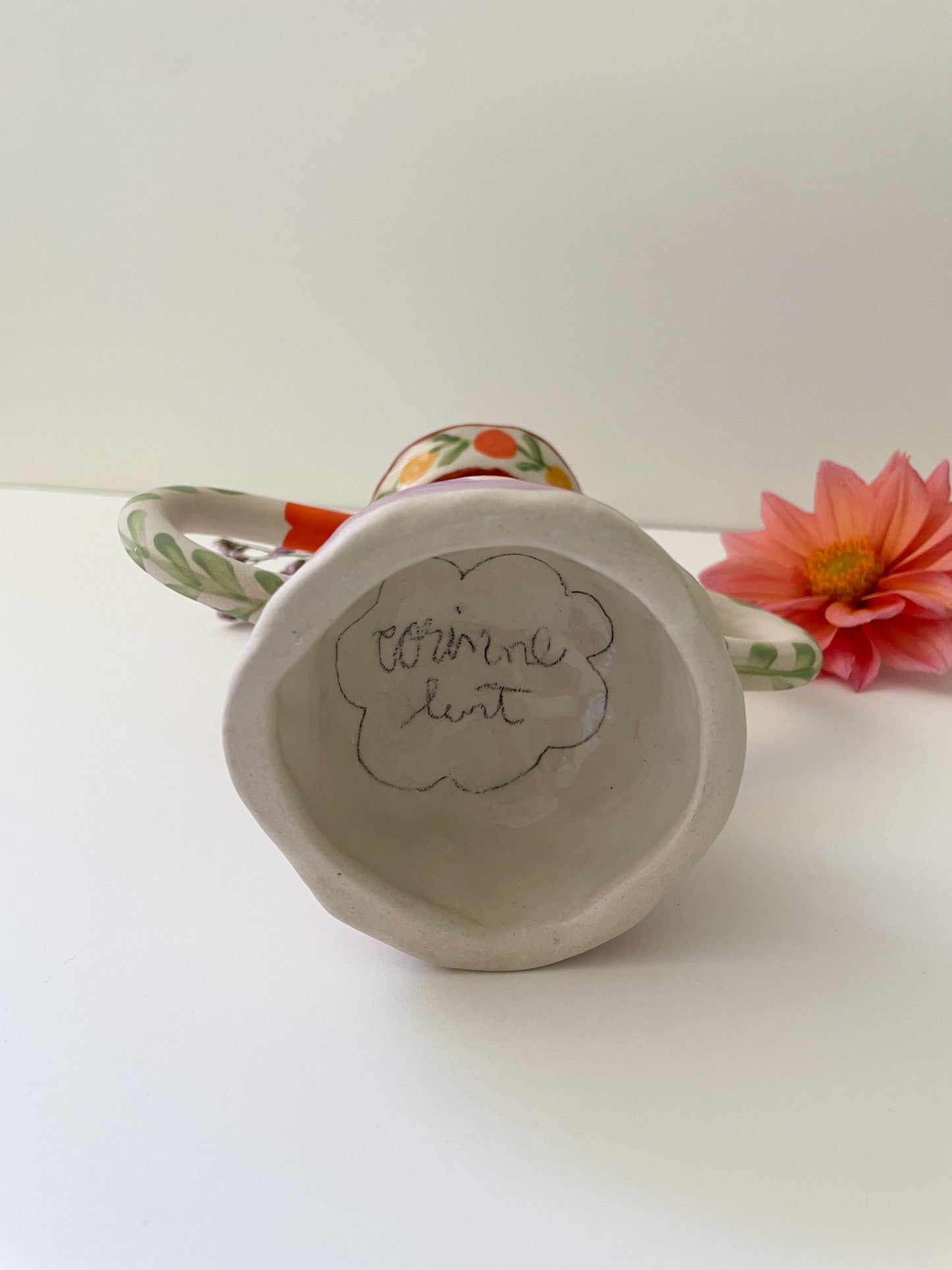 *seconds*Ceramic Candelabra Folk Lady