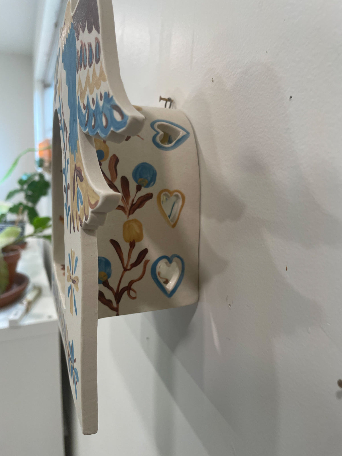 Folk Bird Wall Altar