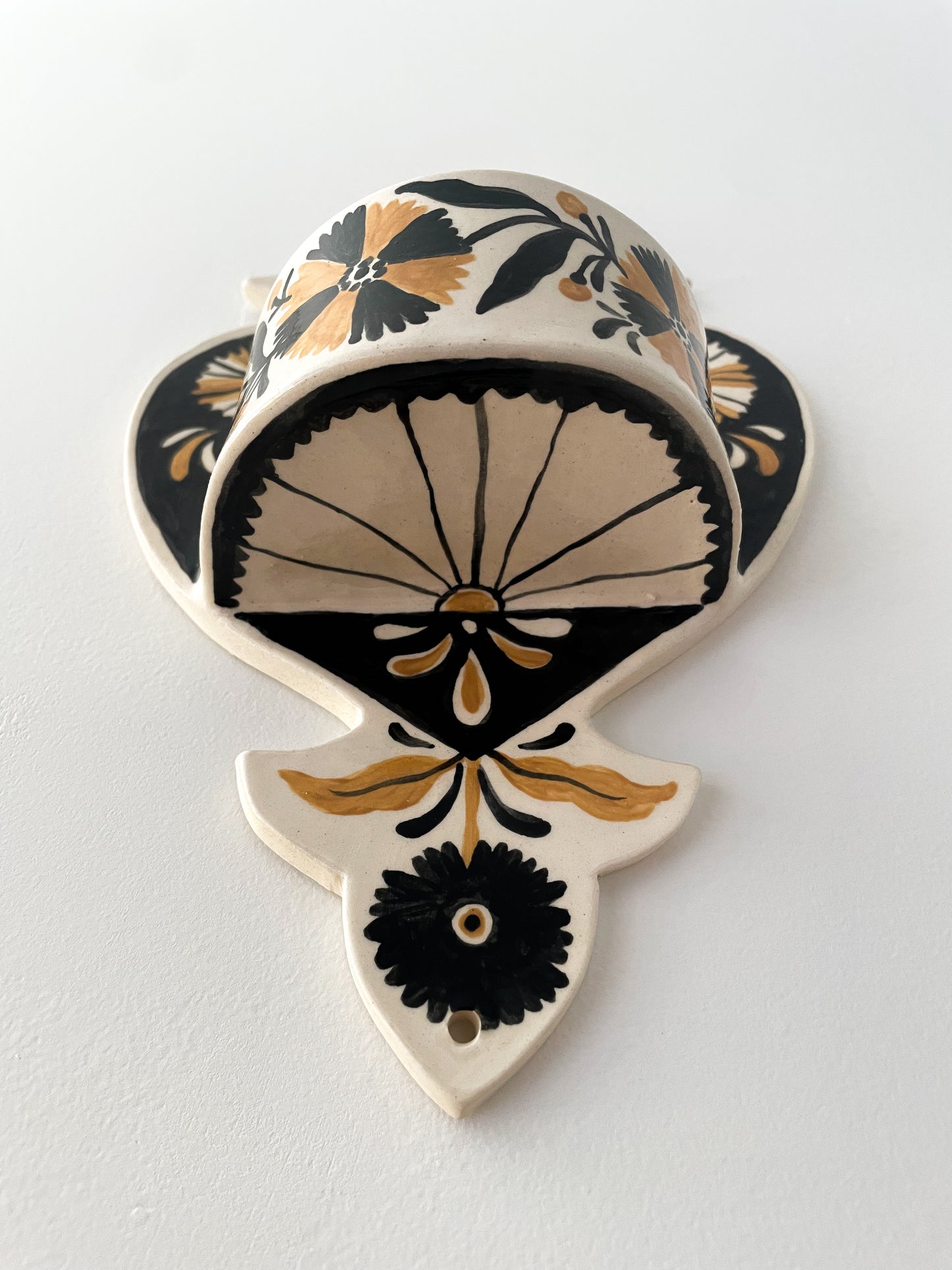 Folk Heart Wall Pocket