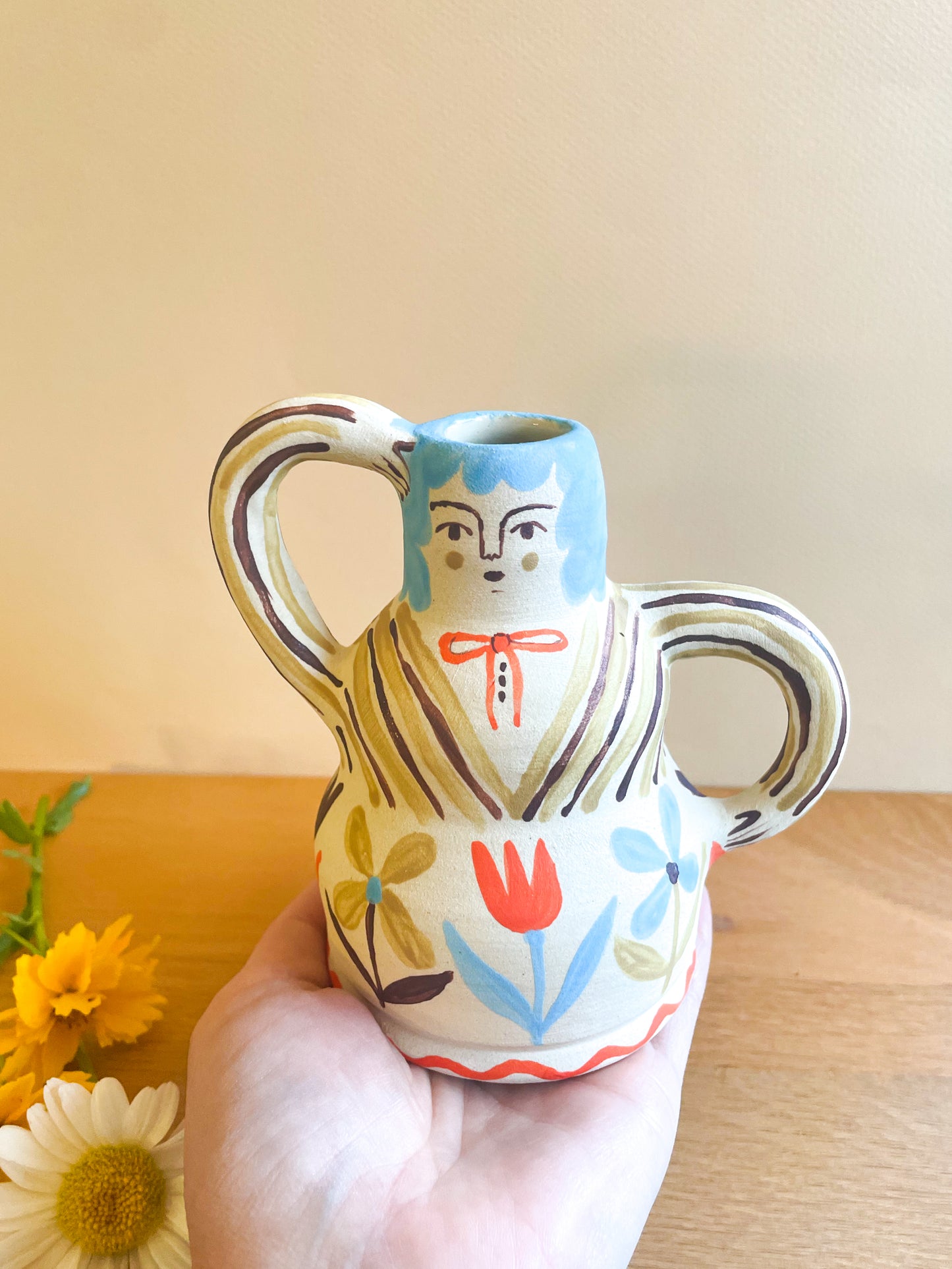 Pottery People Vase