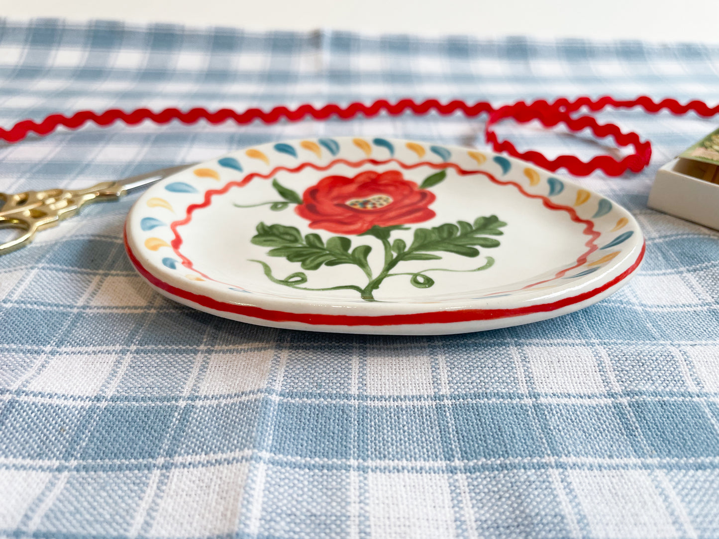 Trinket dish~majolica