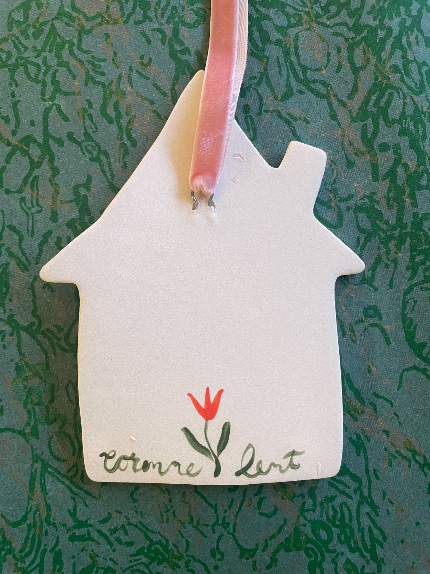 Hex cottage ornament