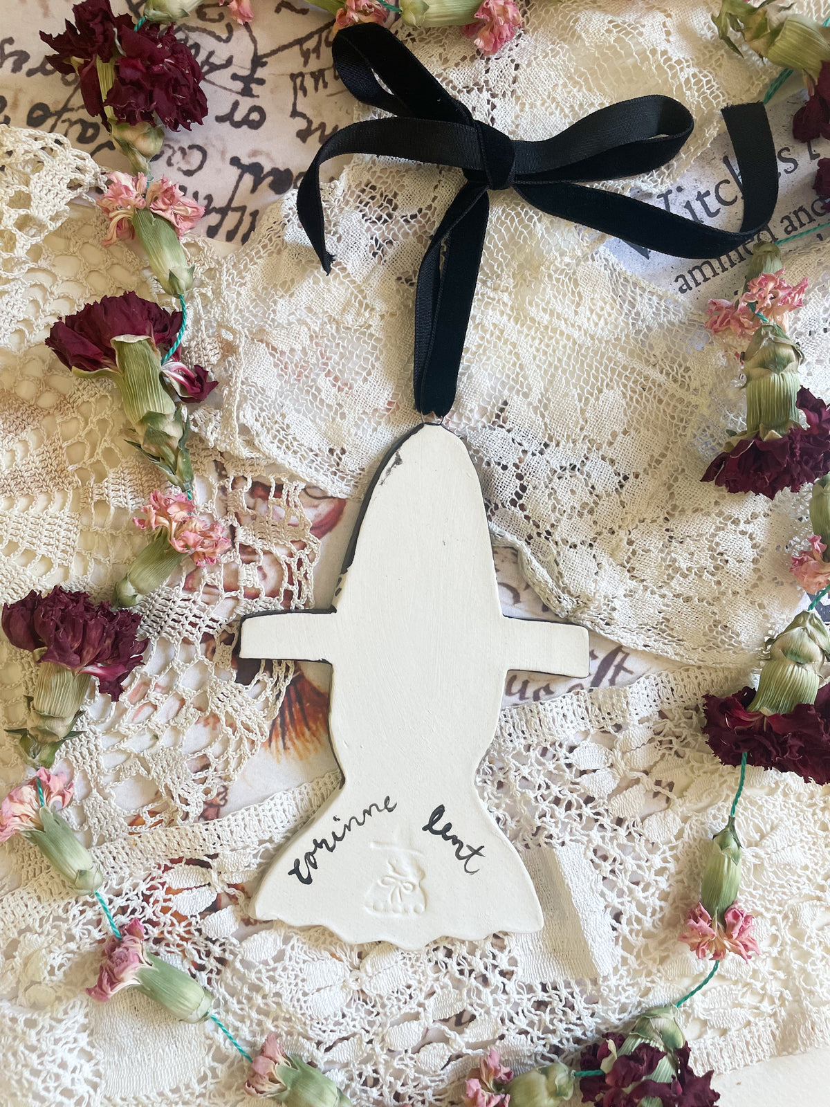 Witch ornament