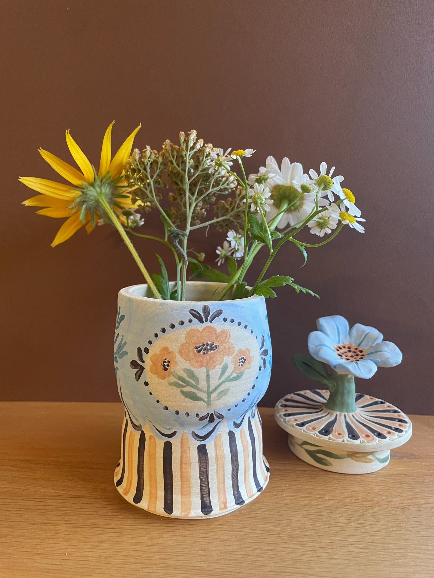 Flower head jar *seconds*