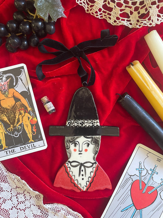Witch ornament