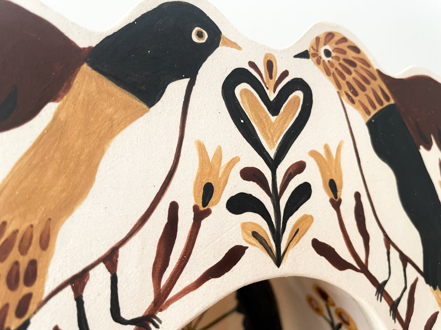 Folk Bird Wall Altar