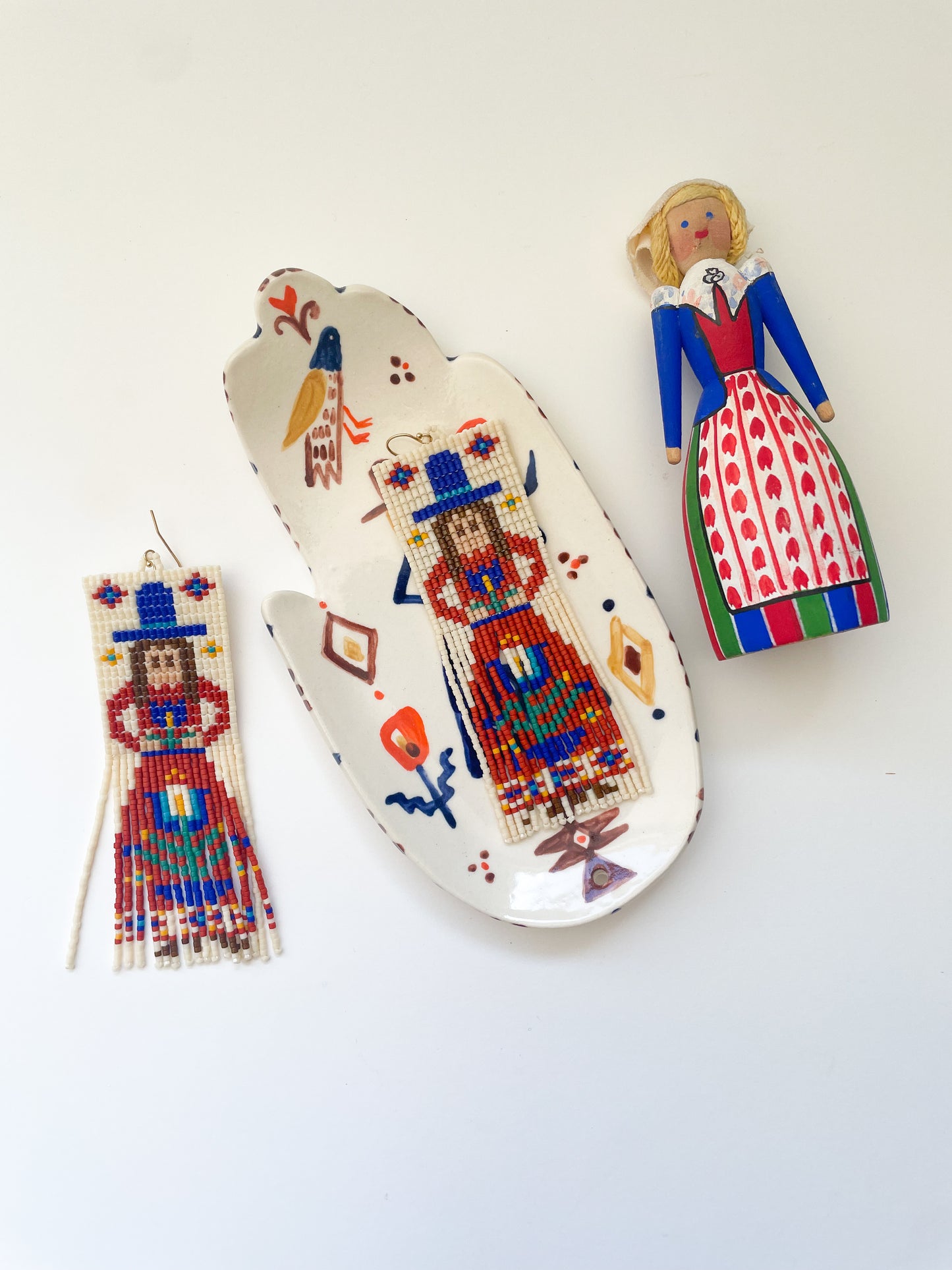 Folk People Earrings~PREORDER