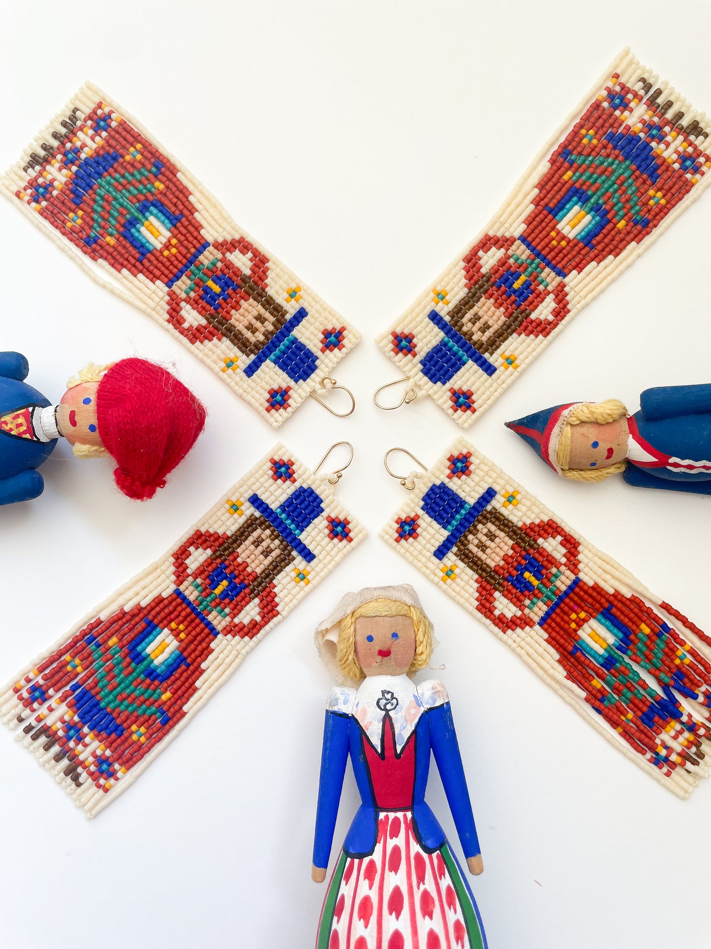 Folk People Earrings~PREORDER
