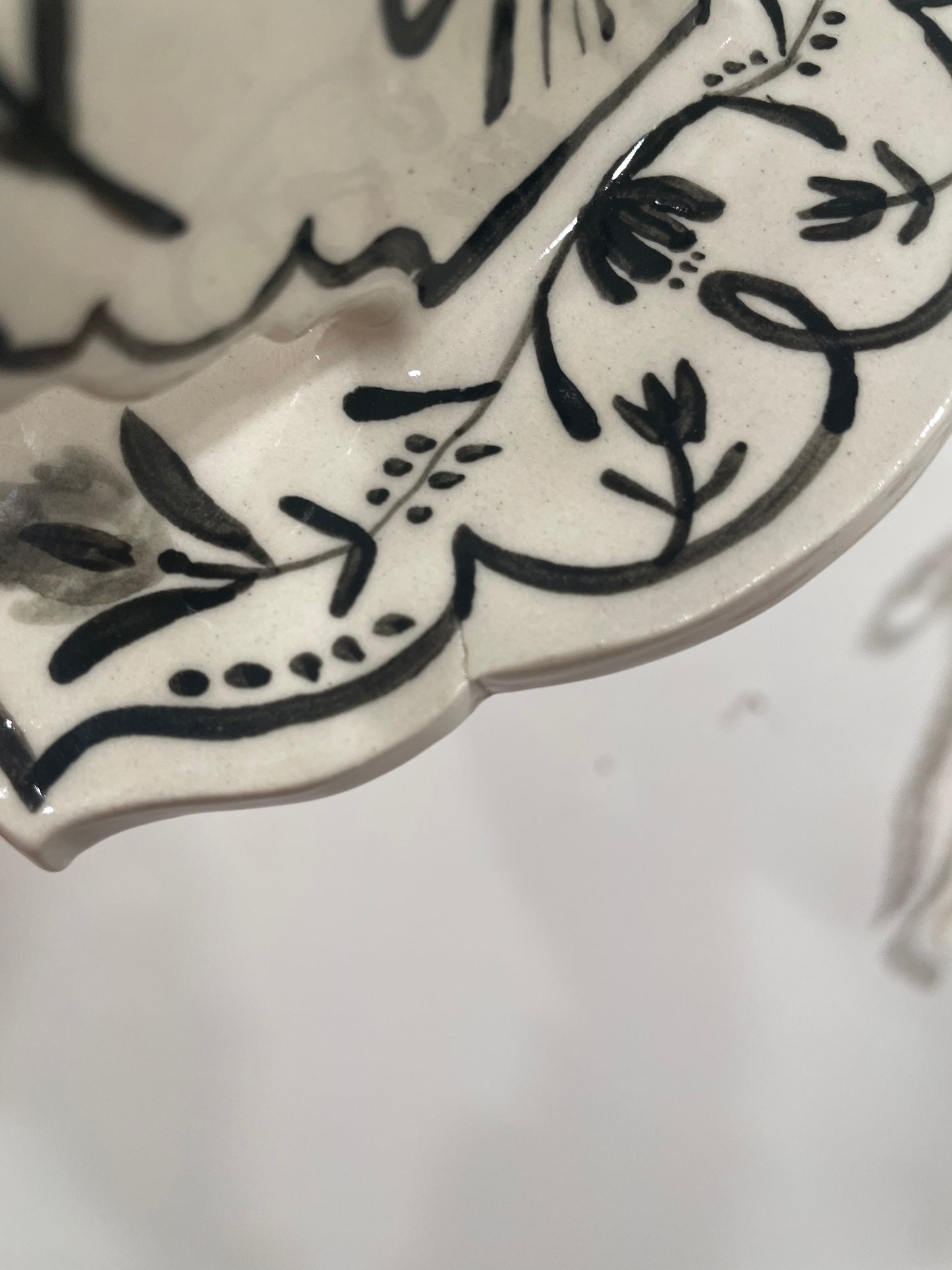 Decorative wall sconce~ folk floral *seconds