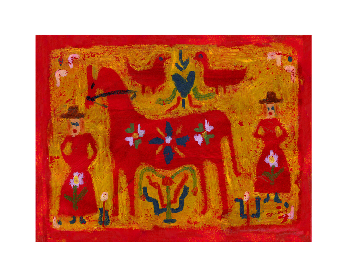 Swedish Weavers Art Print