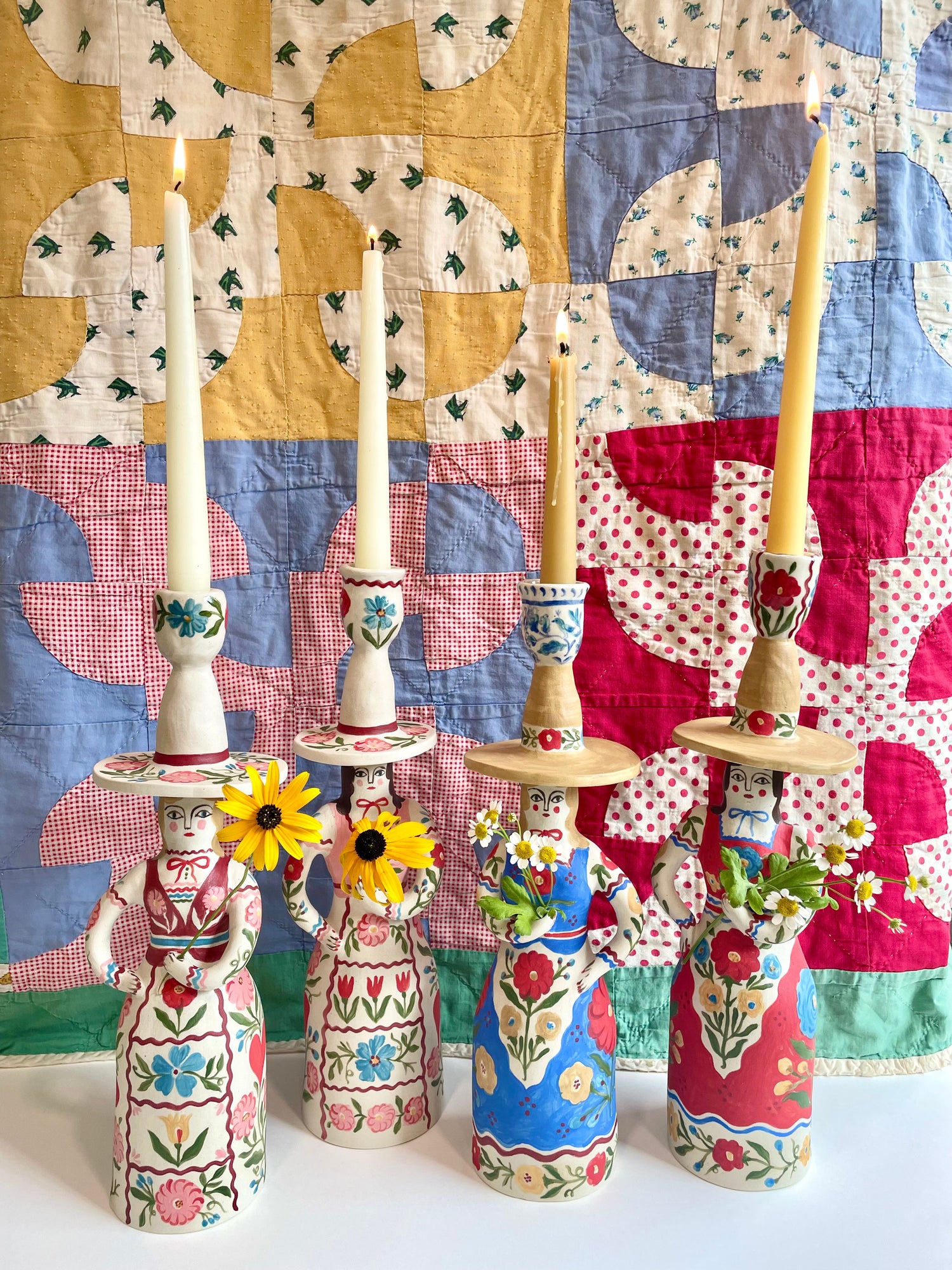 Candelabras figurines
