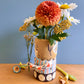 Folk people vase-no hat- medium