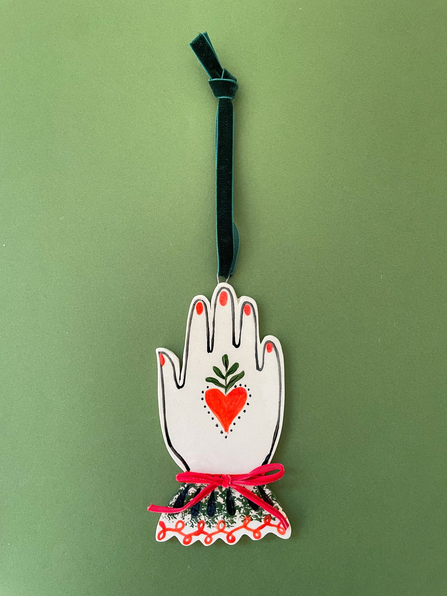 Victorian hand ornament