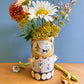 Folk people vase-no hat- medium