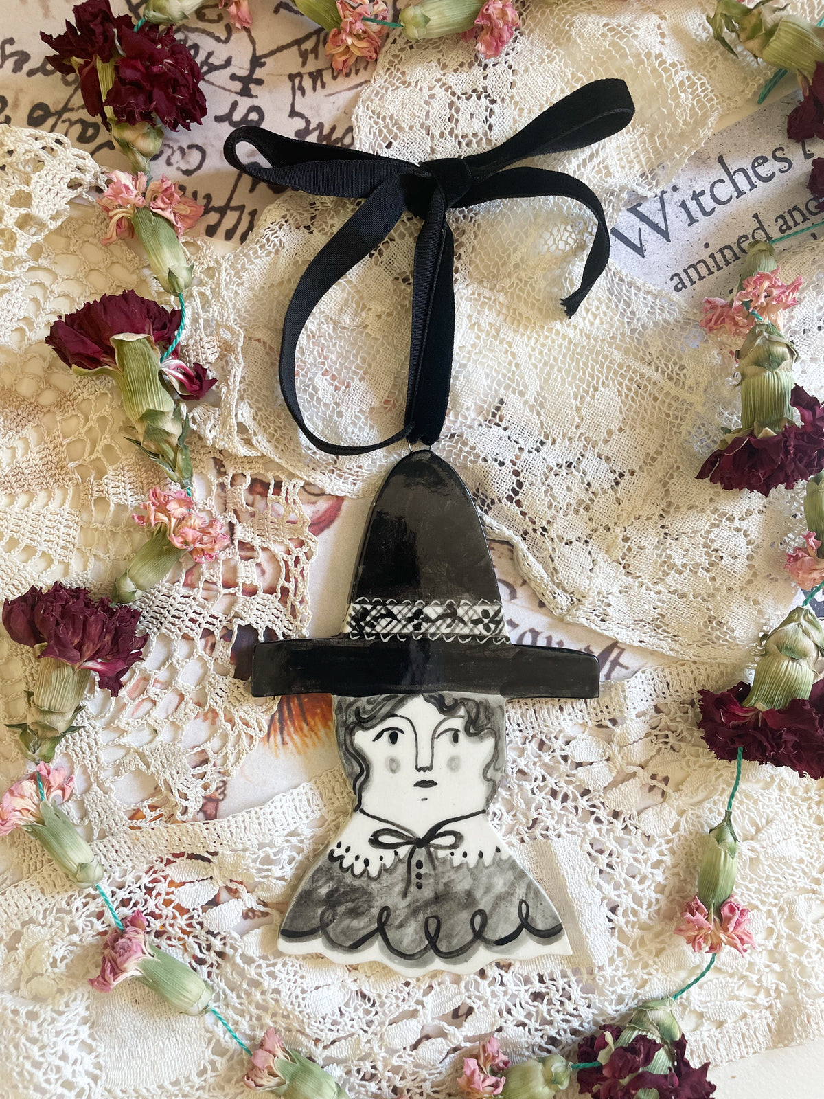 Witch ornament