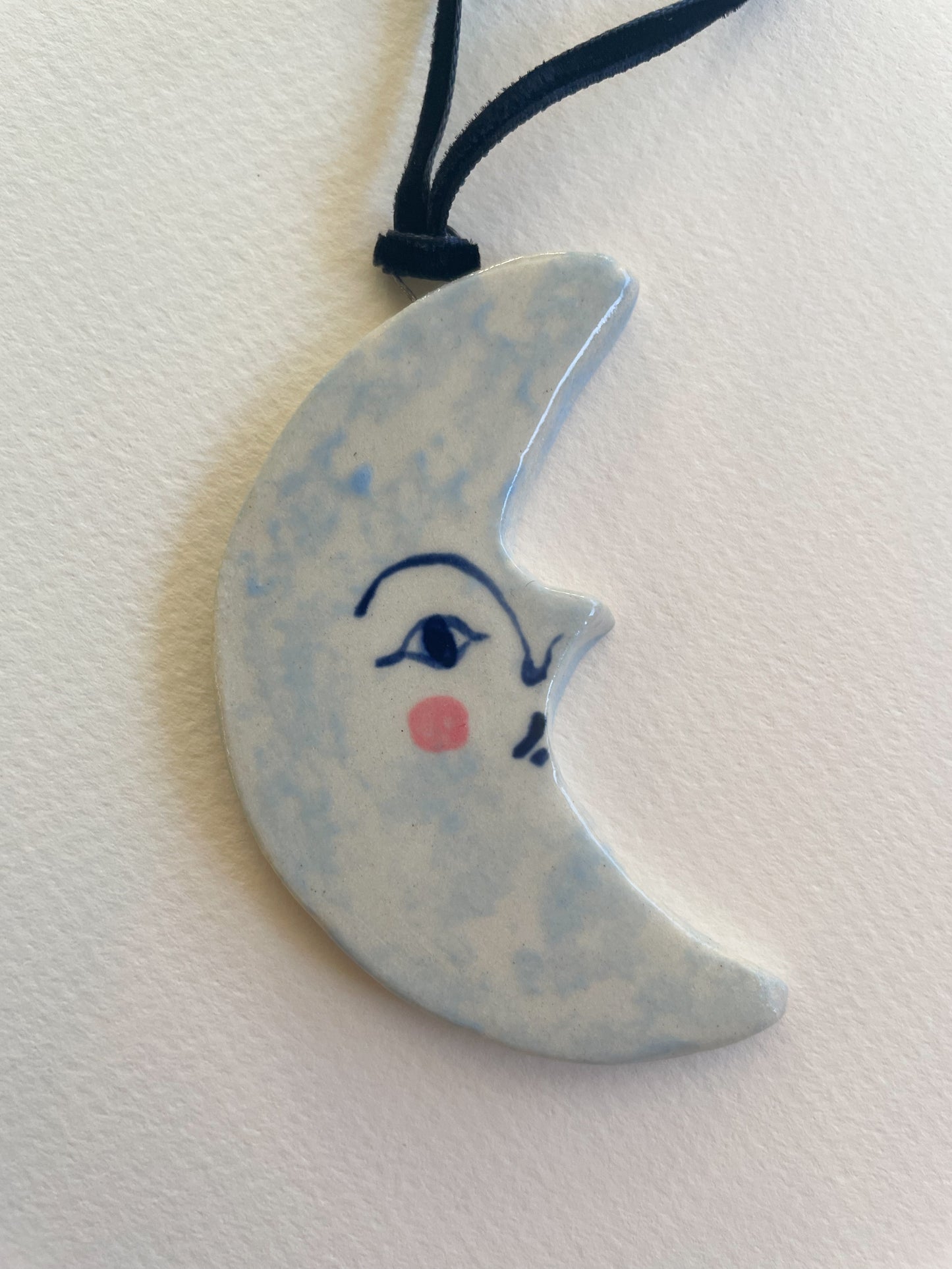 Moon ornament~ blue