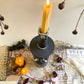 Black magic witch candelabra