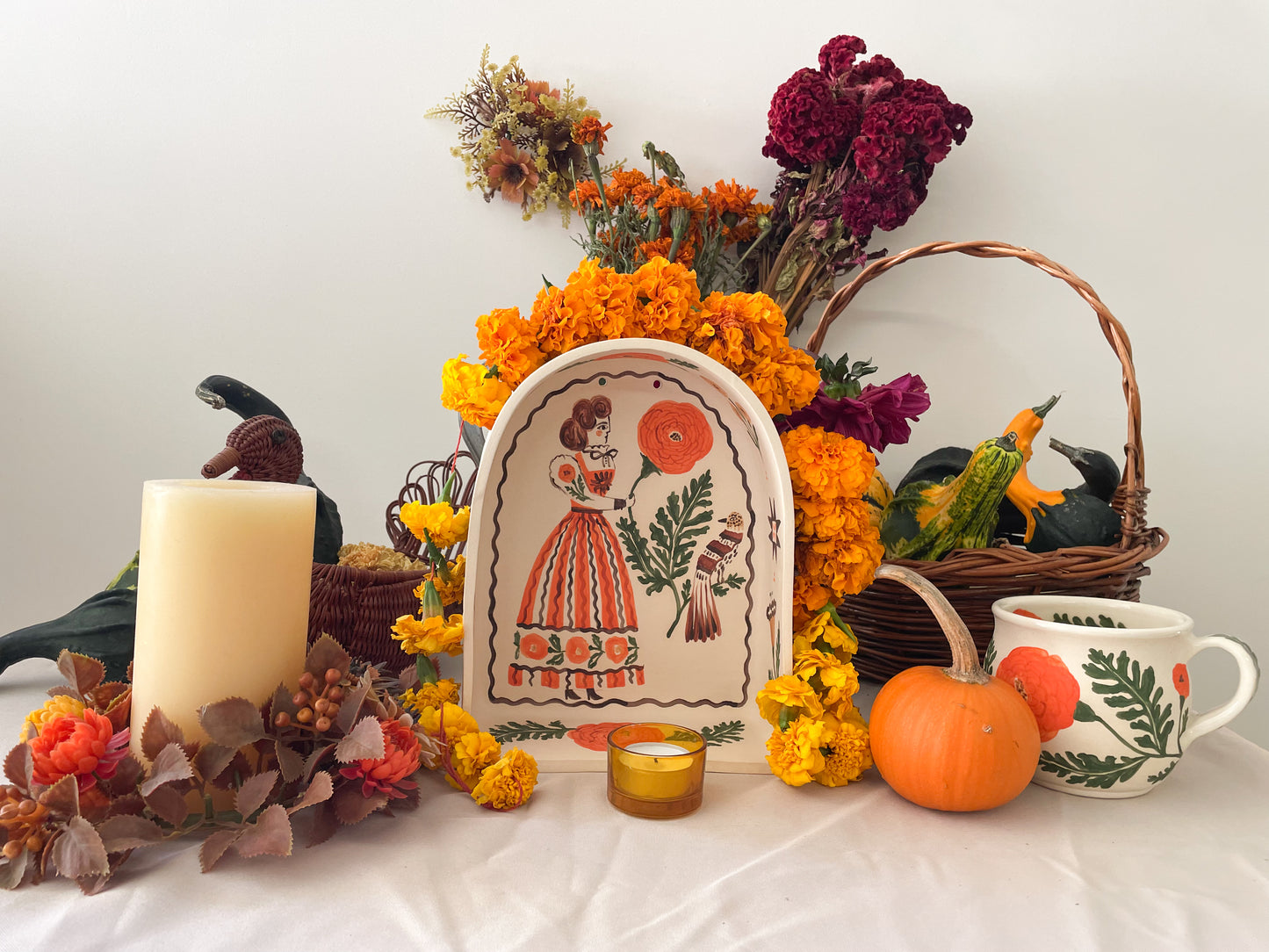 Folk Shrine Shelf