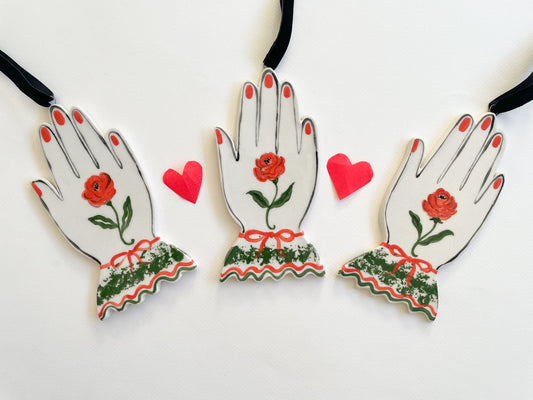 Victorian hand ornament