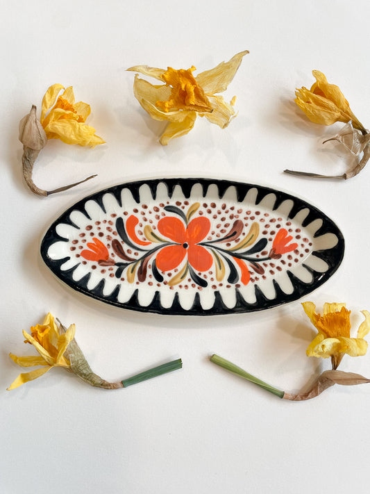 Folk trinket dish *seconds