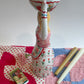 Witch tea light sculpture ~majolica