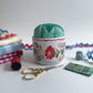 Pincushion cup~majolica