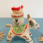 Candelabra set w/match keeper