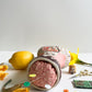 Folk lady pin cushion figurine