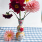 Folk People Vase~majolica