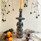 Black magic witch candelabra