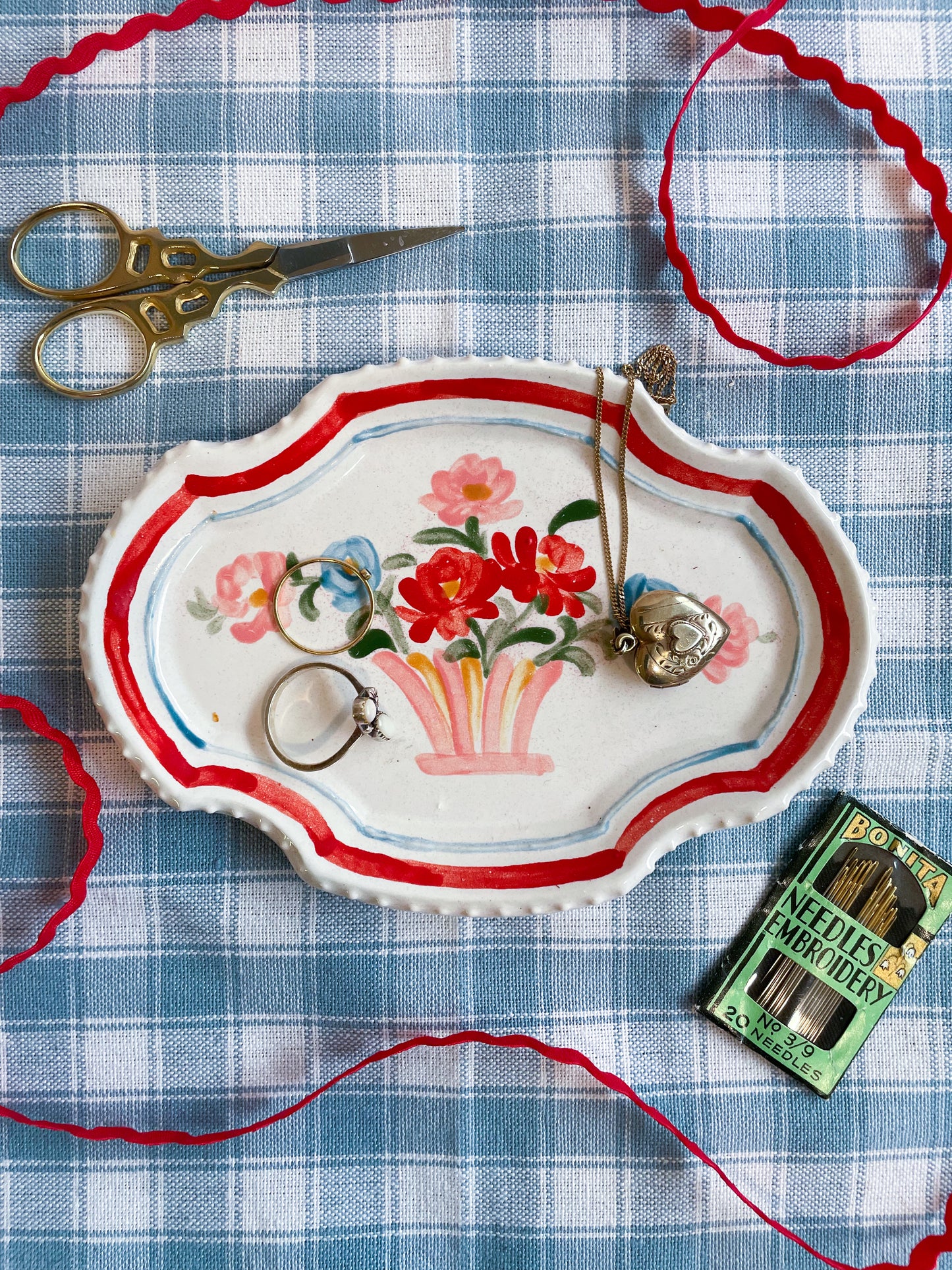 Folk Vase Dish*seconds