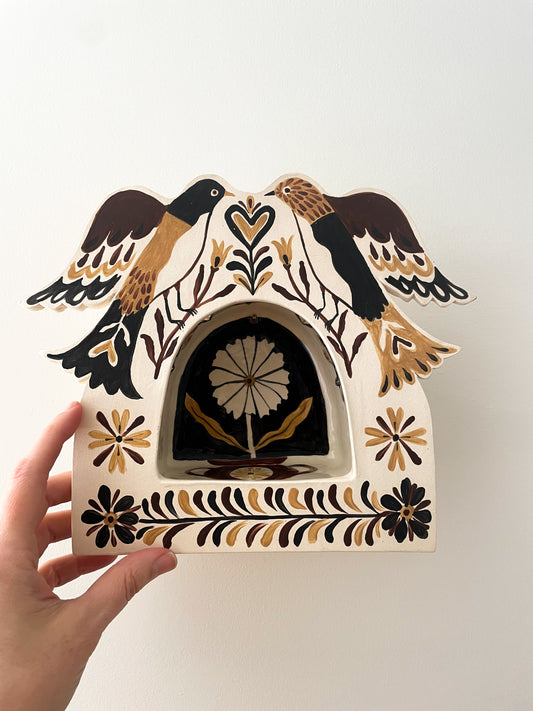Folk Bird Wall Altar
