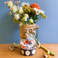 Folk people vase-no hat- medium