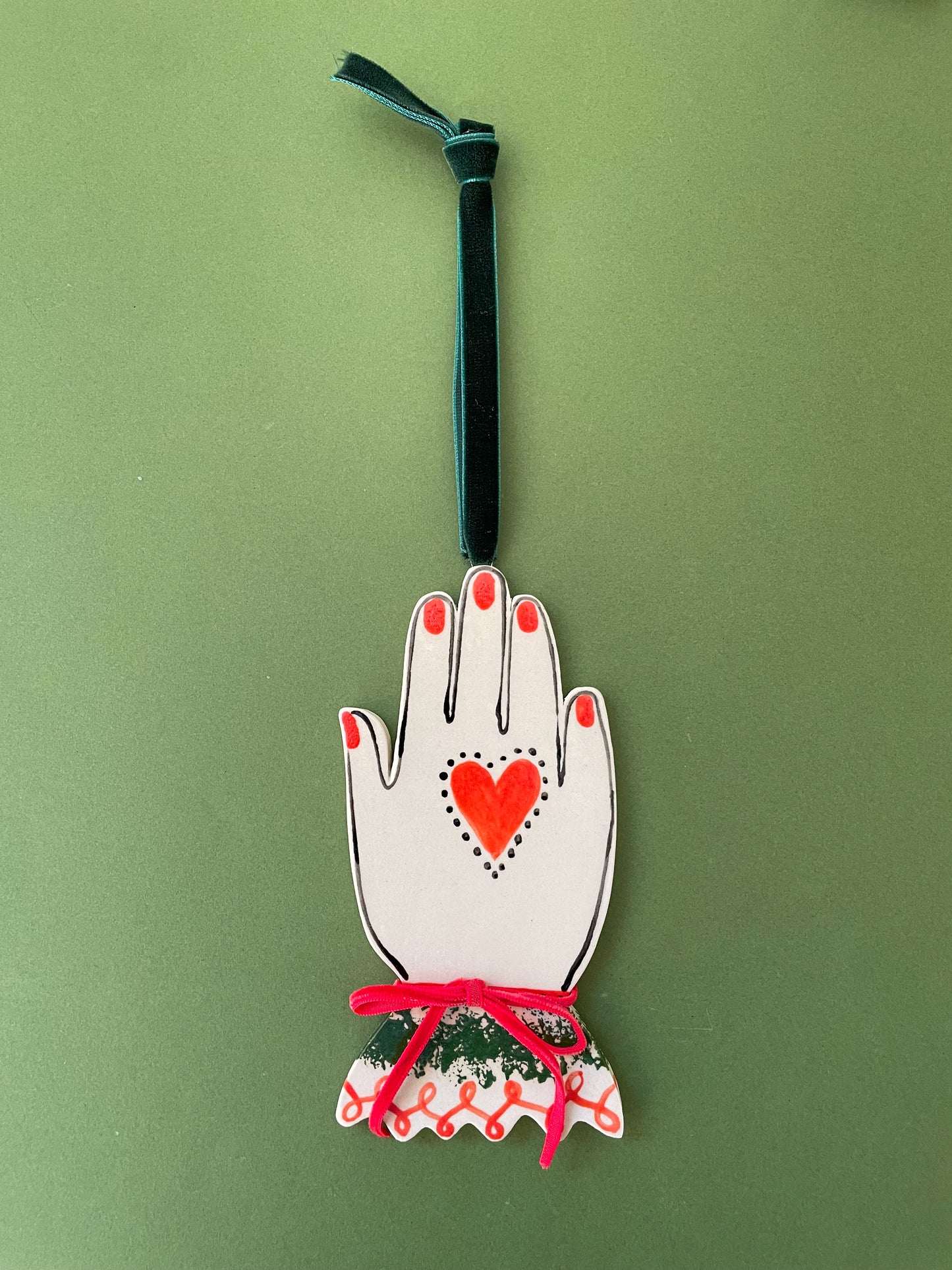 Victorian hand ornament