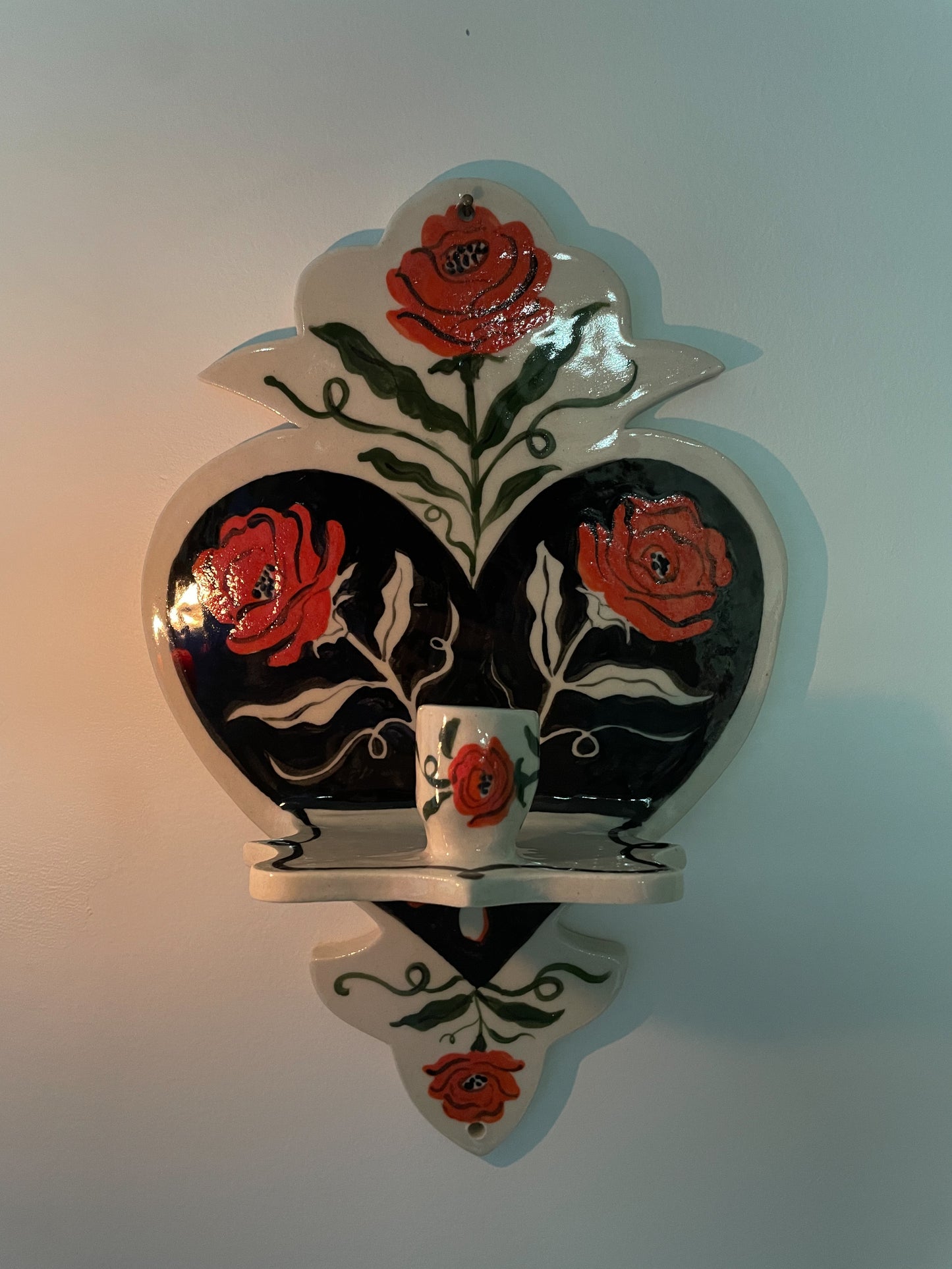 Folk Heart Wall Sconce
