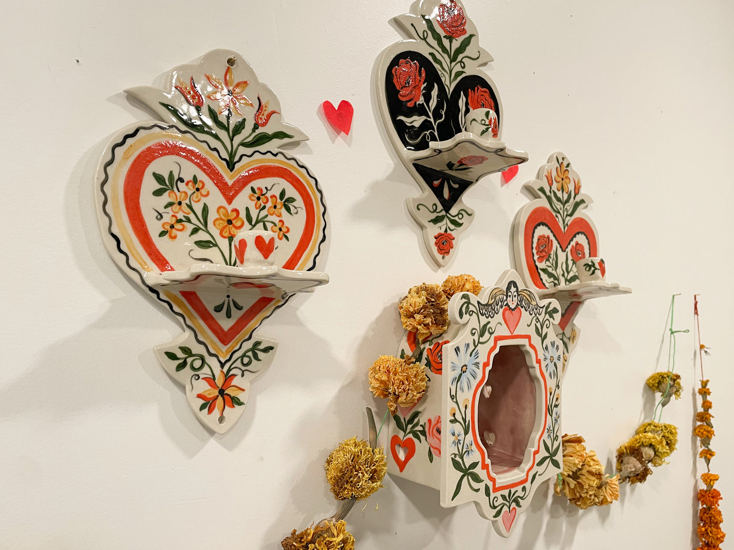 Folk Heart Wall Sconce