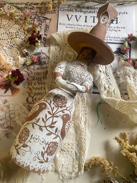 Bird and bramble lace witch