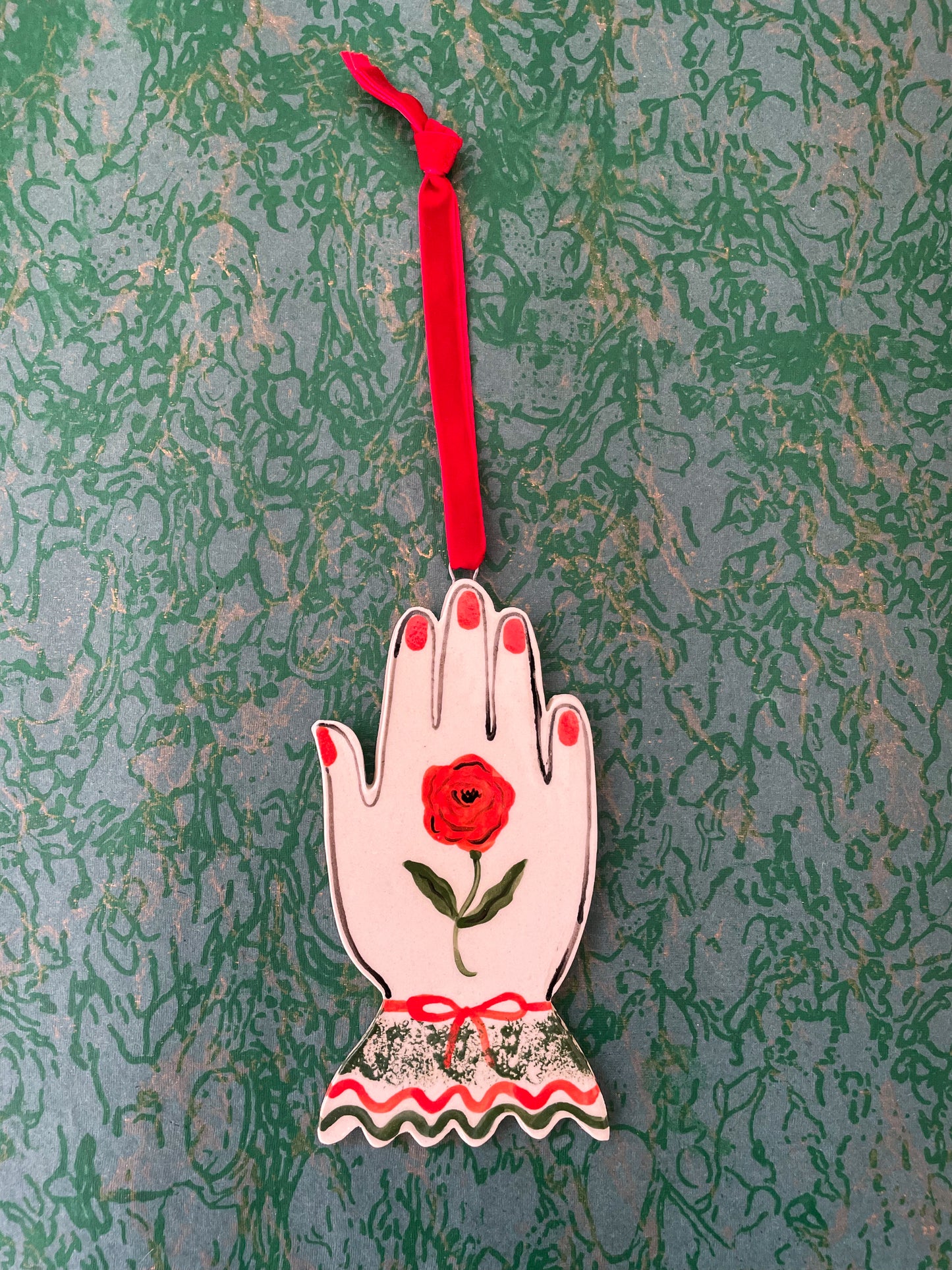 Victorian hand ornament