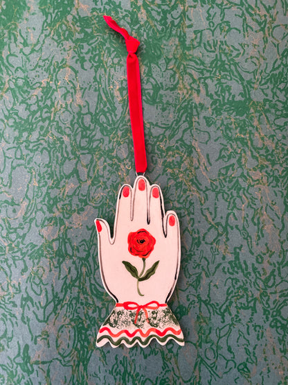 Victorian hand ornament