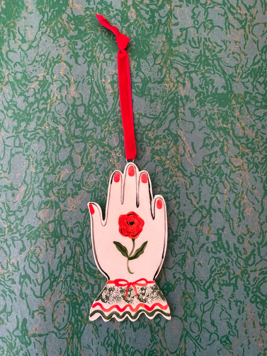 Victorian hand ornament