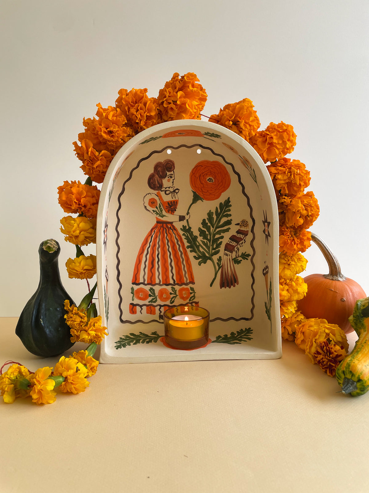 Folk Shrine Shelf