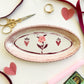 Rose trinket dish