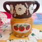 Folk people vase