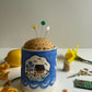 Pin cushion tumbler
