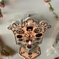 Decorative wall sconce~ folk floral *seconds