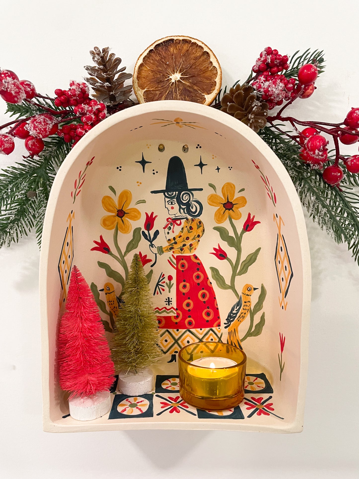 Folk Shrine Shelf